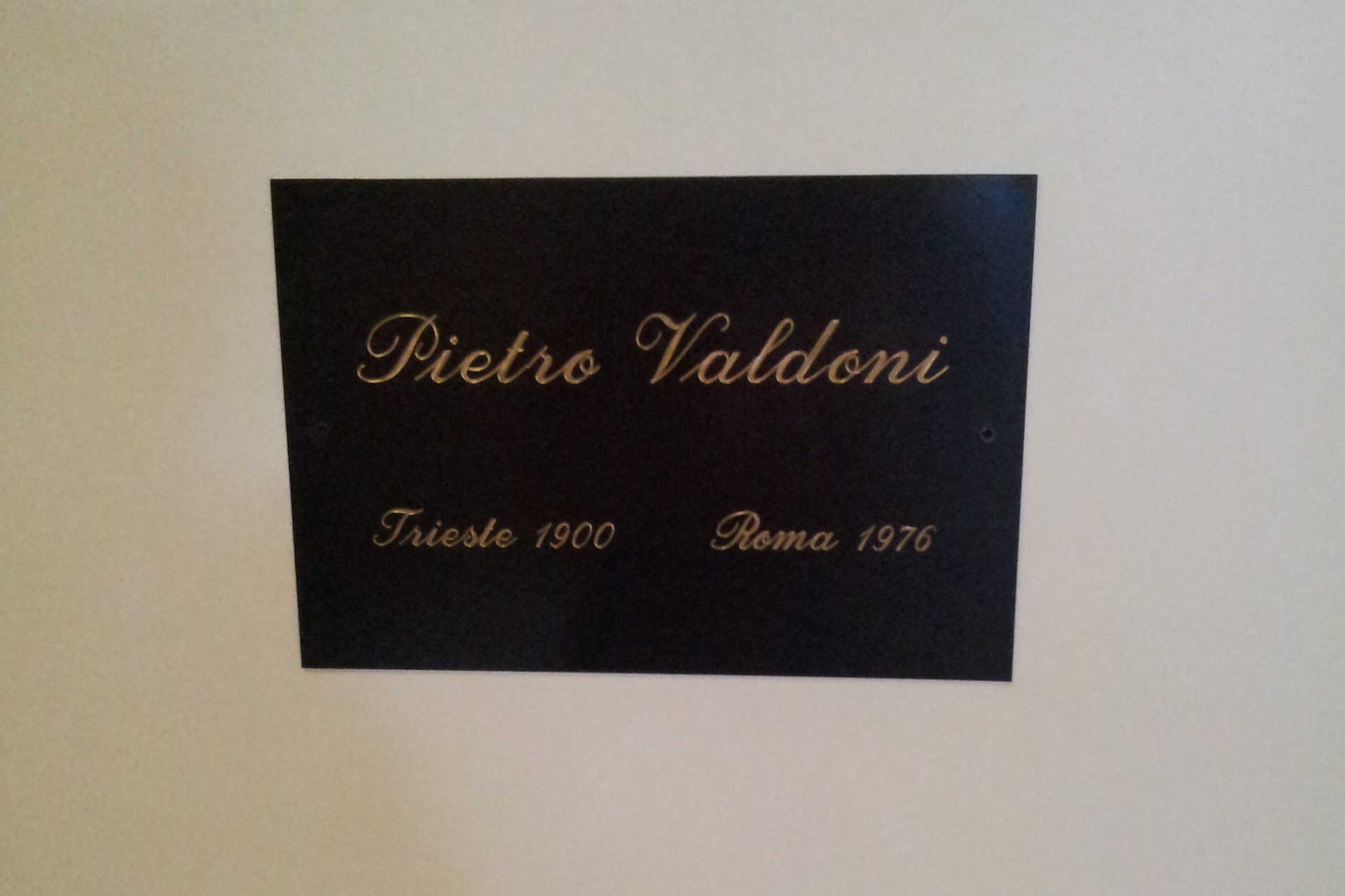 Pietro Valdoni's bust, Policlinico Umberto I, Rome - 03.jpg